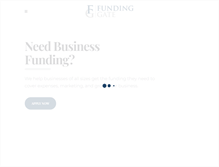 Tablet Screenshot of fundinggate.com